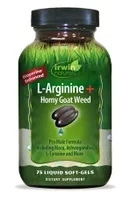 L-Arginine + Horny Goat Weed (75 Softgels)