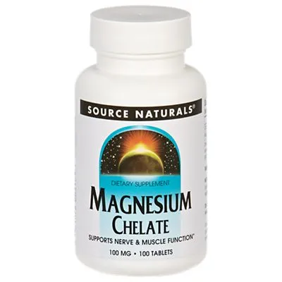 Magnesium Chelated 100mg (100 Tabs)