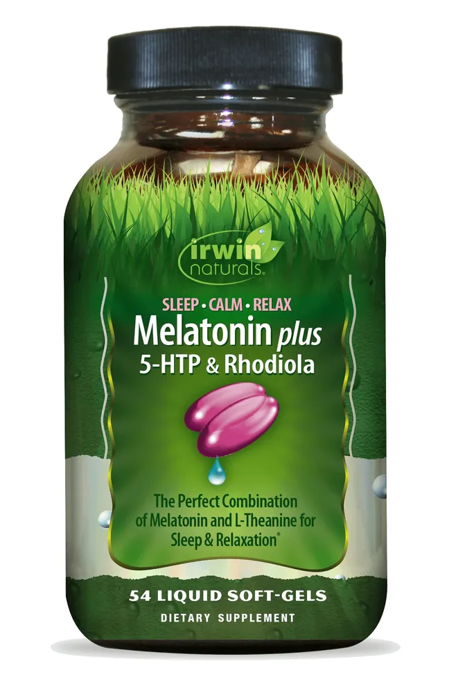 Melatonin plus 5-HTP & Rhodiola (54 softgels)