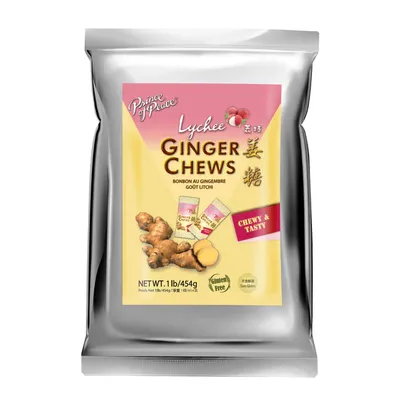 Ginger Candy (Chews) With Lychee
