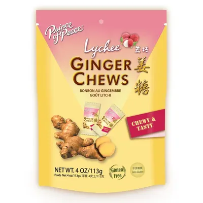 Ginger Candy (Chews) With Lychee