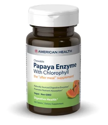 Papaya Enzymes with Chlorophyll (100 Tabs)