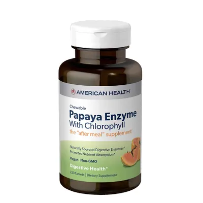 Papaya Enzymes with Chlorophyll (250 Tabs)