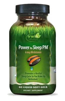 Power to Sleep PM 6mg-Melatonin (60 Softgels)