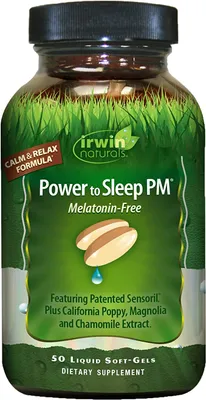 Power to Sleep PM Melatonin-Free (50 Softgels)