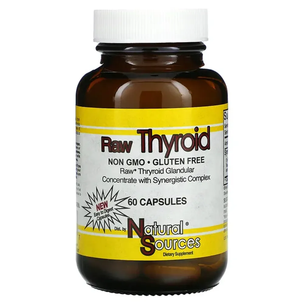 Raw Thyroid (60 Caps)