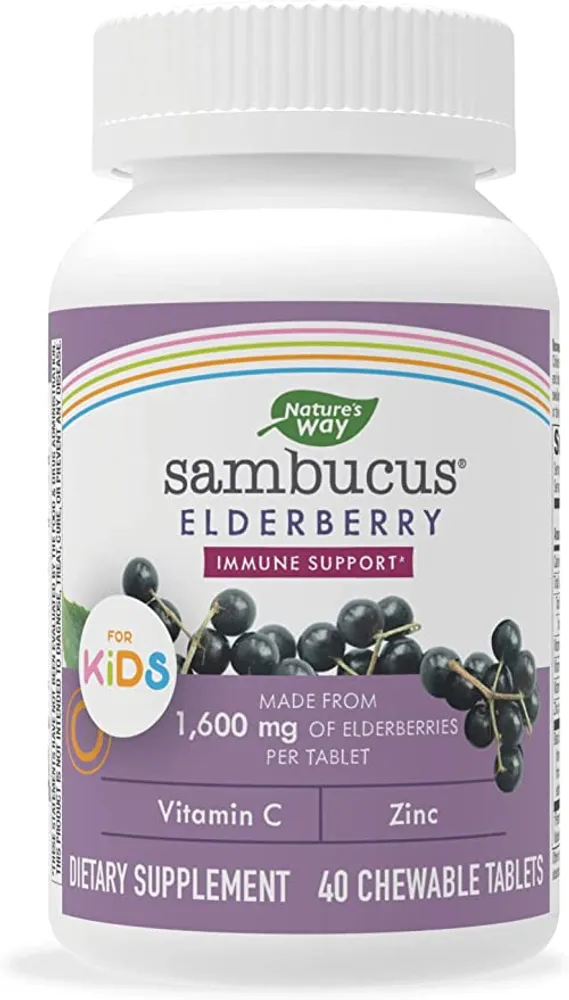 Sambucus Elderberry Chewable Kids (40 Tabs)