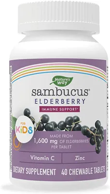 Sambucus Elderberry Chewable Kids (40 Tabs)