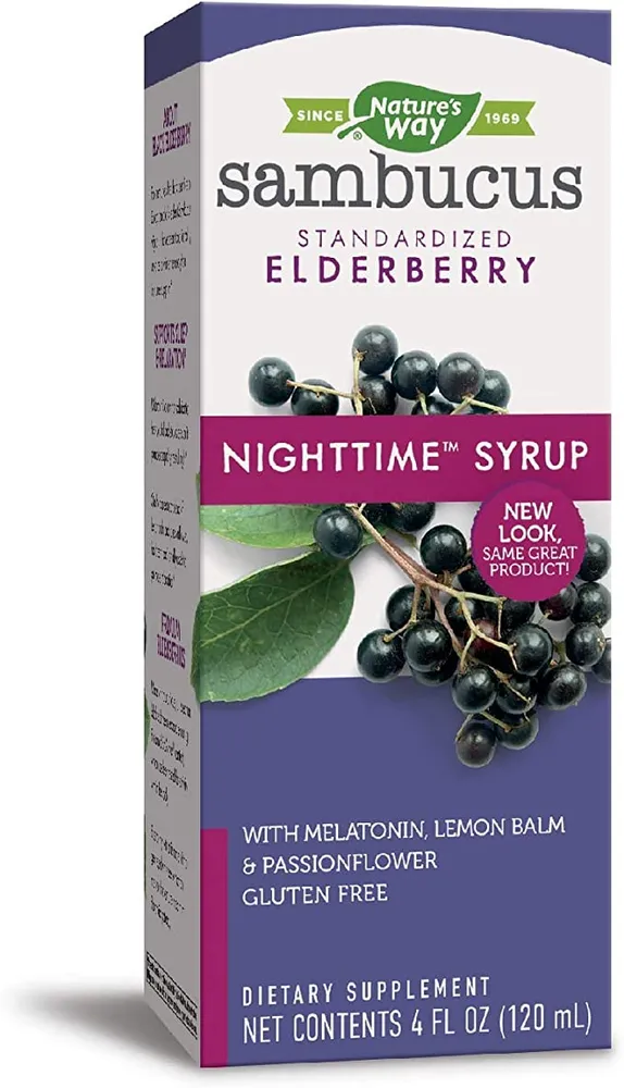 Sambucus Nighttime with Melatonin (4oz)