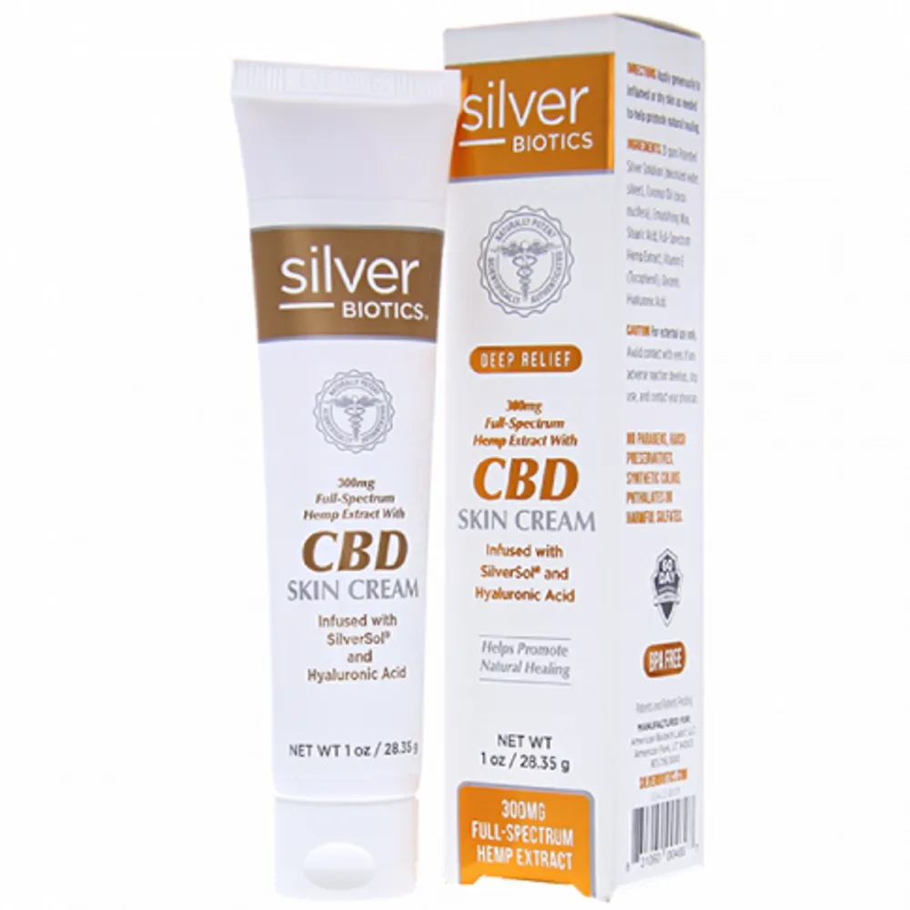 Silver CBD Skin Cream 1oz.