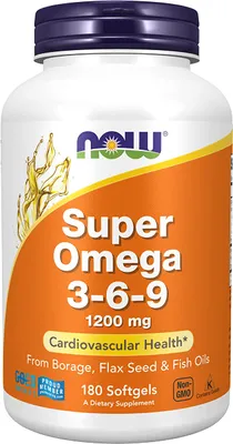 Super Omega 3-6-9 1,200mg (180 Softgels)