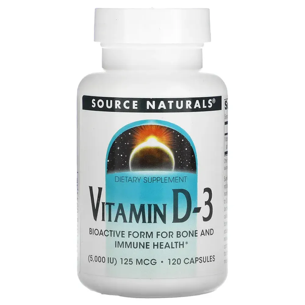 Vitamin D-3 5,000iu (120 Caps)