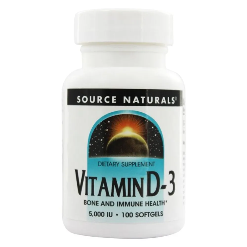 Vitamin D-3 5,000iu (100 Softgels)