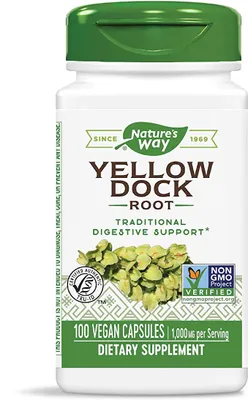 Yellow Dock Root (100 caps)