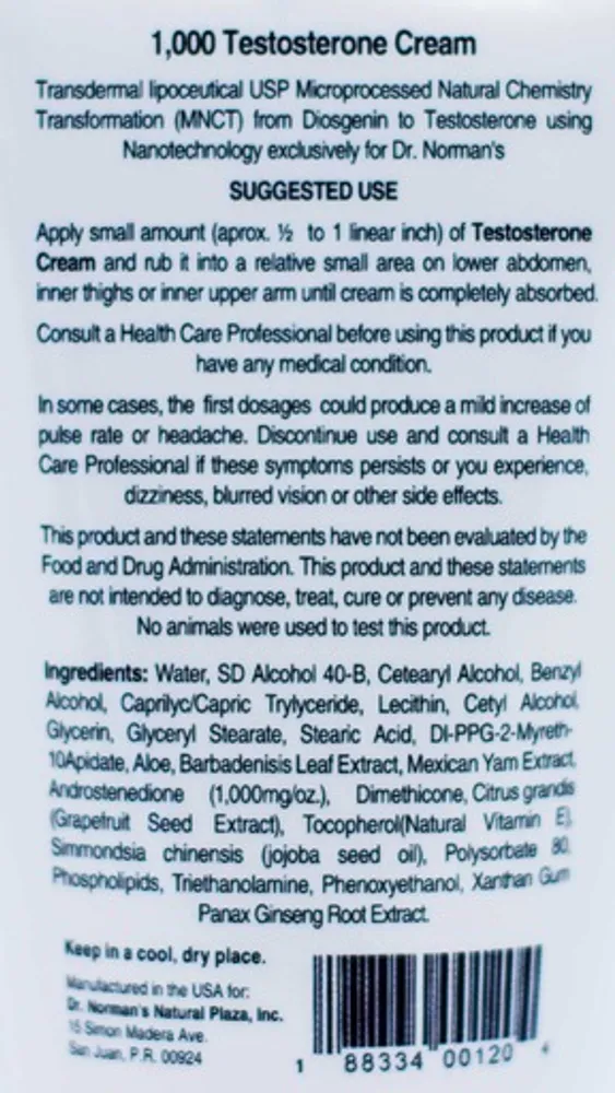 Testosterone Cream