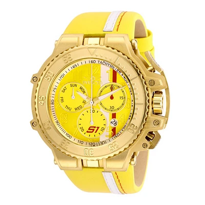 S1 Rally Race Team Men's Watch - 58.5mm, Yellow (28397)