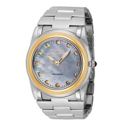 Invicta Reserve Slim Diamond Women's Watch w/ Mother of Pearl Dial - 38mm