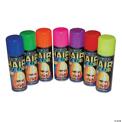 Fluorescent Blue Hairspray