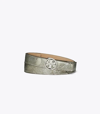 1" Miller Floral Embossed Metallic Belt