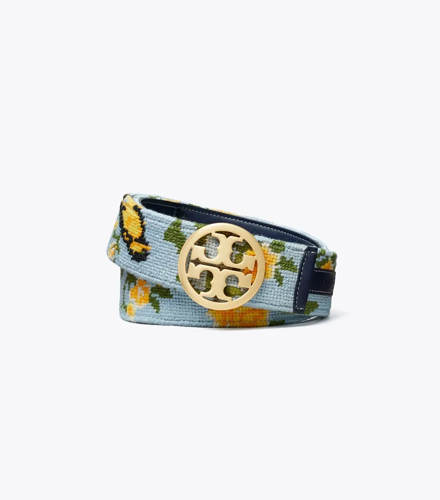 1.5" Needlepoint Logo Belt