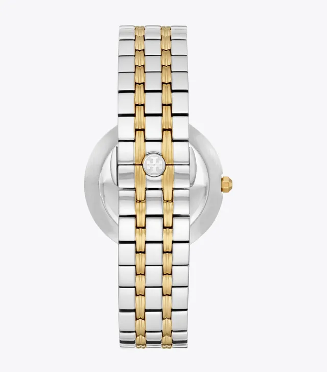 Braided Knot Watch, Gold-Tone Stainless Steel/Ivory, 28 x 45 MM : Women's  Designer Strap Watches