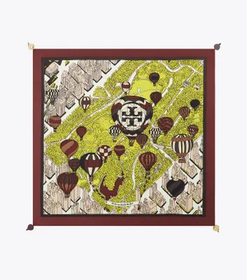 Balloons In the Sky Silk Neckerchief