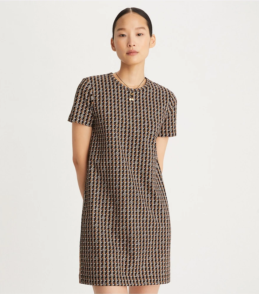 Basket-Weave T-Shirt Dress