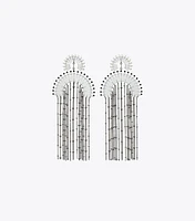 Beaded Fringe Earring