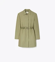 Belted Twill Coat