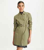 Belted Twill Coat