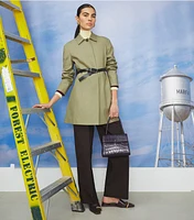 Belted Twill Coat