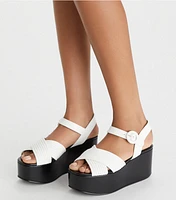 Bombe Cross-Strap Platform Sandal