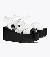 Bombe Cross-Strap Platform Sandal