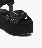 Bombe Cross-Strap Platform Sandal