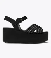 Bombe Cross-Strap Platform Sandal