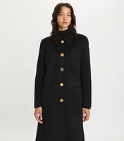 Brushed Wool Coat