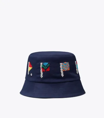 Bucket Hat with Flags