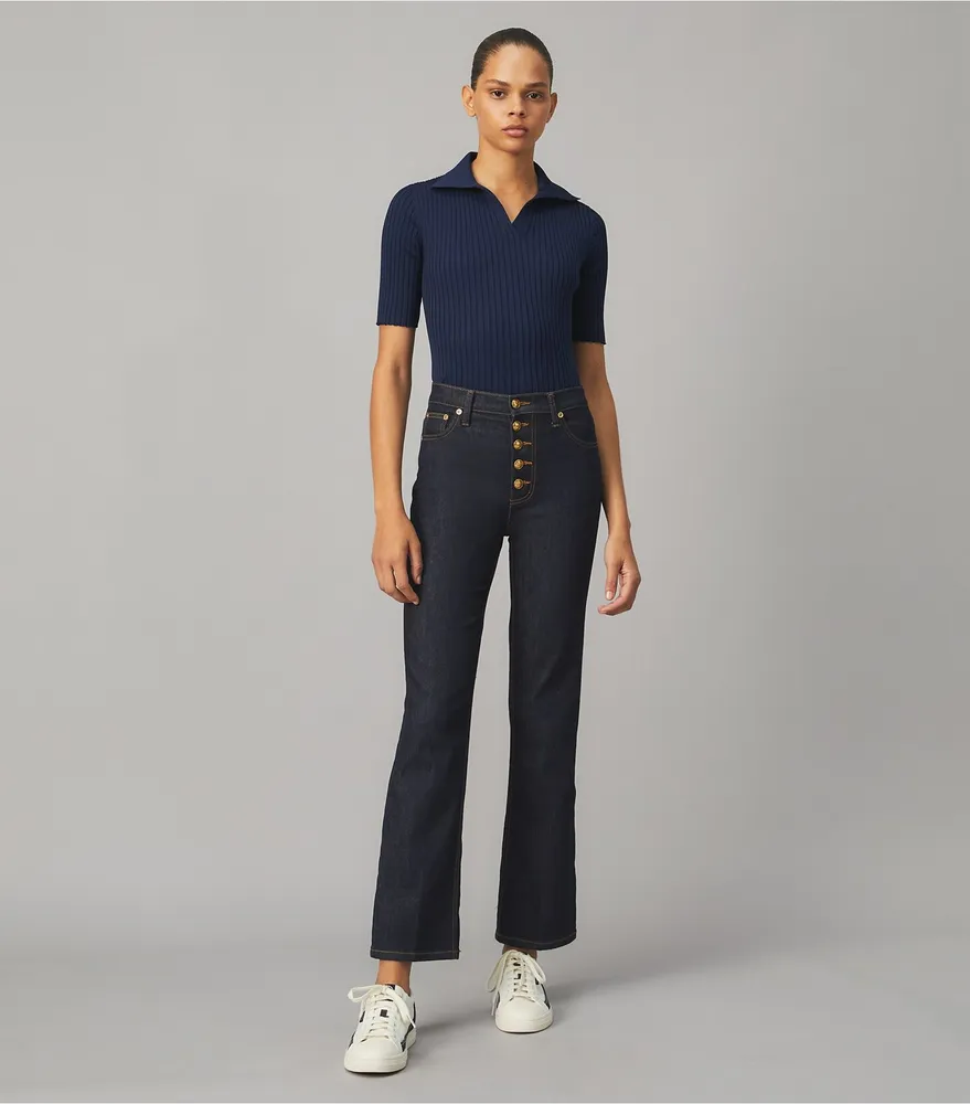 Button-Fly Denim Pant