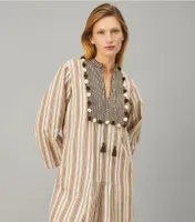 Caftan with Sweater Tassels