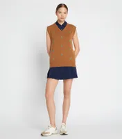 Cashmere V-Neck Sweater Vest