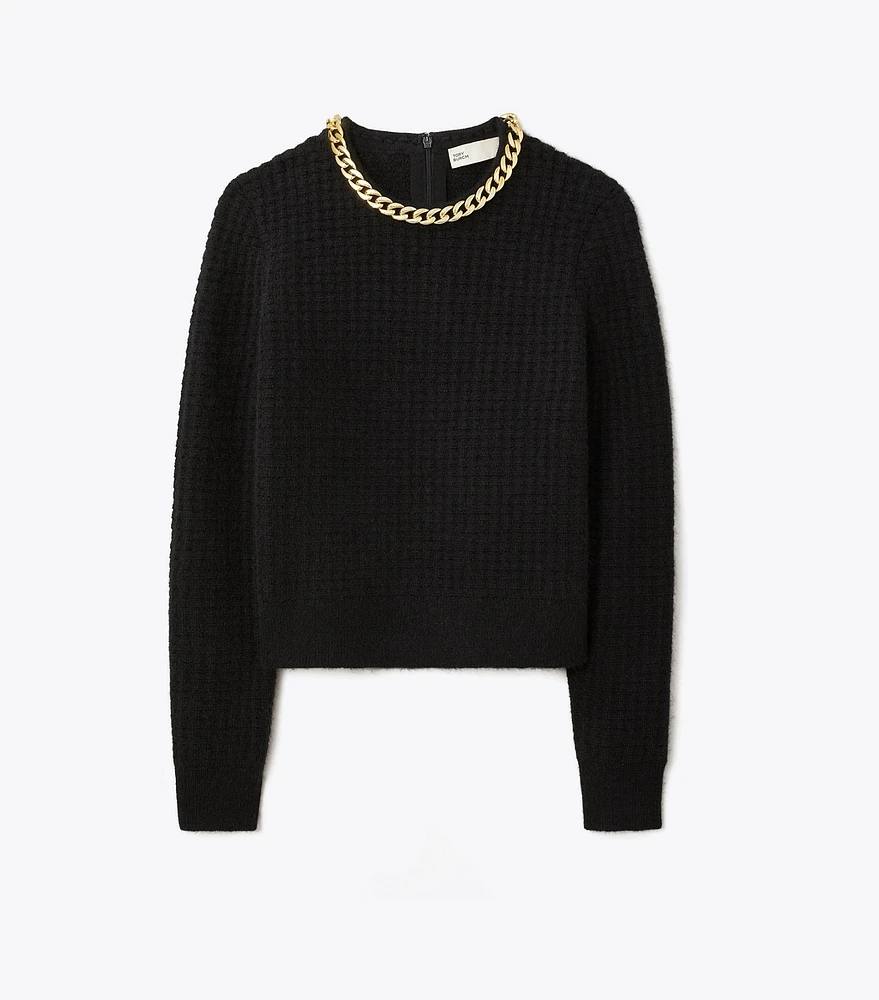 Chain Crewneck Pullover