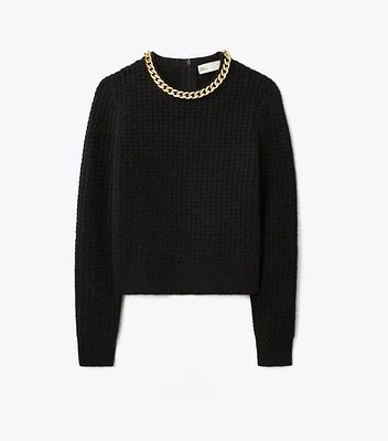 Chain Crewneck Pullover