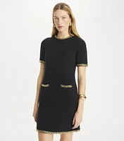 Chain Wool Dress