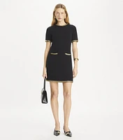 Chain Wool Dress