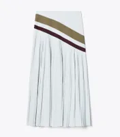 Chevron Pleated Skirt