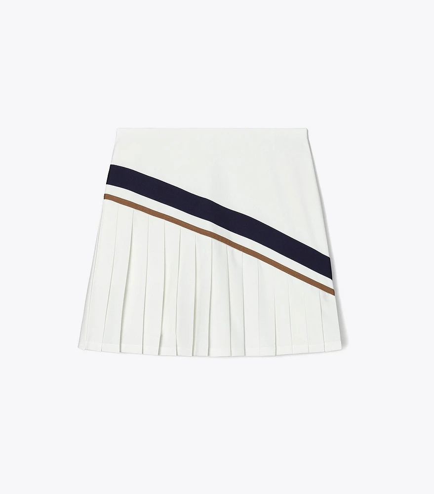 Chevron Pleated Tennis Skirt