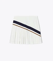 Chevron Pleated Tennis Skirt