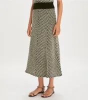 Chevron Stripe Skirt