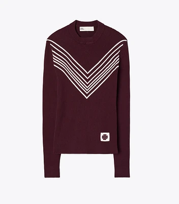 Chevron Viscose Sweater