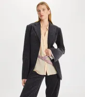 Cinched Cord Blazer